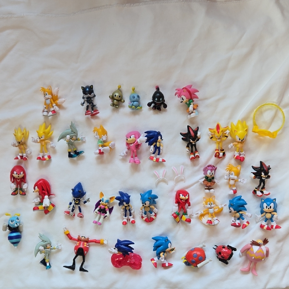 36 Sonic  Hedgehog Character Mini Figure Set